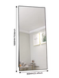 Volledige Staande Spiegel 180×80 cm – Vrijstaand, Kantelbaar en Wandmontage Optie