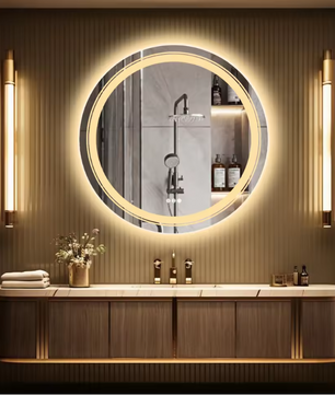 Ronde LED Badkamerspiegel 60 cm – Anti-Fog, Dimbaar en Smart Touch