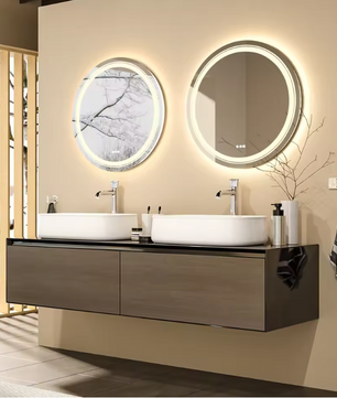 Ronde LED Badkamerspiegel 60 cm – Anti-Fog, Dimbaar en Smart Touch