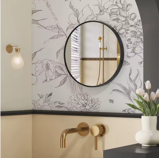 Ronde Wandspiegel – Modern Design en Metalen Frame