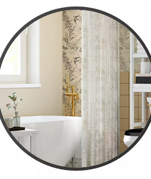 Ronde Wandspiegel – Modern Design en Metalen Frame