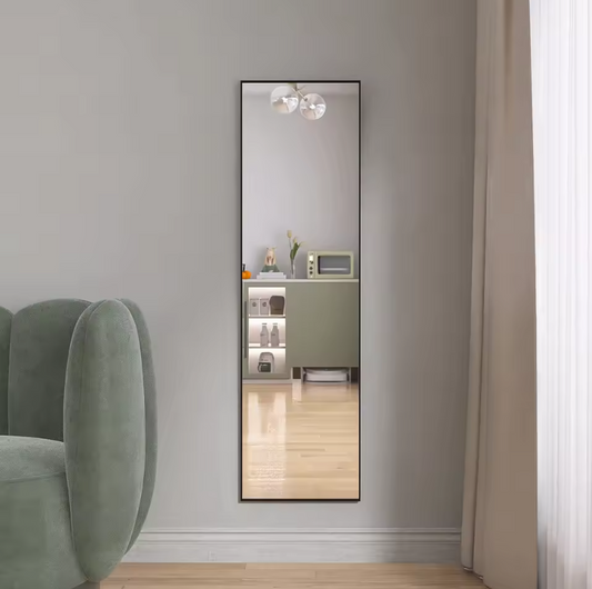 Staande Passpiegel 140×40 cm – Gehard Glas en Verstelbare Standaard