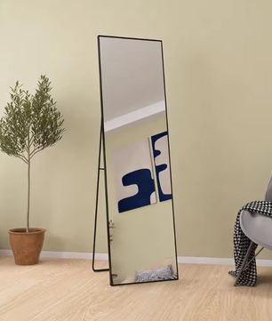 Staande Passpiegel 140×40 cm – Gehard Glas en Verstelbare Standaard