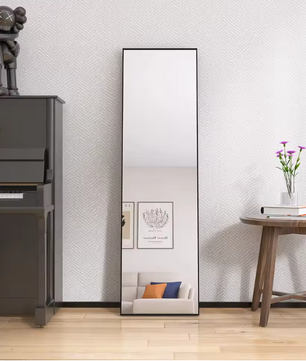 Staande Passpiegel 140×40 cm – Gehard Glas en Verstelbare Standaard