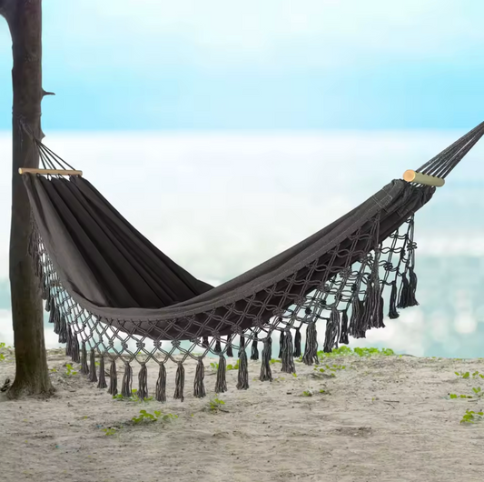 Outdoor Schommel Hangmat – 200×100 cm, Anti-Rollover & Opvouwbaar voor Tuin of Camping