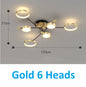 Moderne LED Hanglamp met Afstandsbediening – Dimbaar Goud & Zwart Aluminium Armatuur – Verstelbare Kleurtemperatuur voor Woonkamer, Eetkamer & Keuken