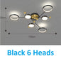 Moderne LED Hanglamp met Afstandsbediening – Dimbaar Goud & Zwart Aluminium Armatuur – Verstelbare Kleurtemperatuur voor Woonkamer, Eetkamer & Keuken