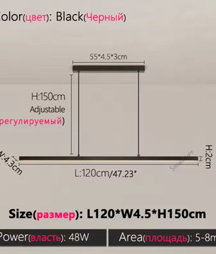 Moderne LED Hanglamp – Scandinavische Design Kroonluchter van Acryl & Metaal – LED Pendellamp met Meerdere Lichtkleuren voor Keuken, Eettafel & Bar