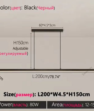 Moderne LED Hanglamp – Scandinavische Design Kroonluchter van Acryl & Metaal – LED Pendellamp met Meerdere Lichtkleuren voor Keuken, Eettafel & Bar