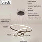 Moderne LED Kroonluchter met Cirkel Design – Luxe Minimalistische Hanglamp van Metaal & Acryl – LED Ringlamp voor Woonkamer, Eettafel & Restaurant (220V)