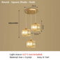 Luxe Kristallen Hanglamp met E27 Fittingen – Moderne Design Plafondlamp met Ronde of Rechthoekige Plafondplaat – Kristallen Pendellamp voor Woonkamer, Eetkamer & Slaapkamer