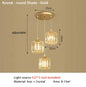 Luxe Kristallen Hanglamp met E27 Fittingen – Moderne Design Plafondlamp met Ronde of Rechthoekige Plafondplaat – Kristallen Pendellamp voor Woonkamer, Eetkamer & Slaapkamer