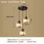 Luxe Kristallen Hanglamp met E27 Fittingen – Moderne Design Plafondlamp met Ronde of Rechthoekige Plafondplaat – Kristallen Pendellamp voor Woonkamer, Eetkamer & Slaapkamer