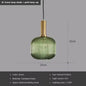 Glazen LED Hanglamp – Retro Luxe Design Hanglamp van Glas & Metaal – Sfeervolle Pendellamp voor Keuken, Eetkamer, Woonkamer & Restaurant