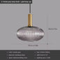 Glazen LED Hanglamp – Retro Luxe Design Hanglamp van Glas & Metaal – Sfeervolle Pendellamp voor Keuken, Eetkamer, Woonkamer & Restaurant