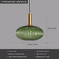 Glazen LED Hanglamp – Retro Luxe Design Hanglamp van Glas & Metaal – Sfeervolle Pendellamp voor Keuken, Eetkamer, Woonkamer & Restaurant
