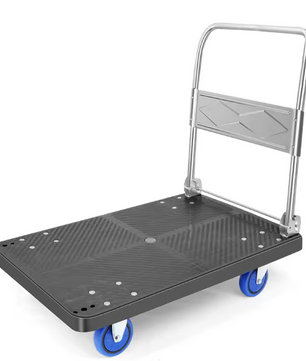 Heavy Duty Opvouwbare Winkelwagen met Wielen – Steekwagen en Dolly voor Transport en Bagage