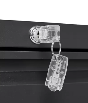 Metalen Zij-Archiefkast met 2 Laden en Slot – Verticale Afsluitbare Kantoorkast voor A4 en Letter