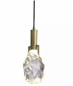 Moderne Kristallen Hanglamp – Luxe Messing & Kristal – LED Verlichting – Ø12 cm – Elegant Design
