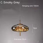 Moderne LED Hanglamp van Glas – Minimalistisch Design – Sfeervolle Verlichting voor Woonkamer, Slaapkamer & Eetkamer