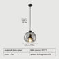 Nordic Glazen Hanglamp – Scandinavisch Minimalistisch Design – Rokerig Grijs Glas – E27 – Voor Keuken, Eetkamer & Woonkamer