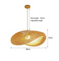 Japanse Bamboe Hanglamp – Handgeweven Rotan Design – Natuurlijke Sfeerverlichting – E27 – Voor Woonkamer, Restaurant & Café