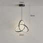Glanzende LED Hanglamp – Moderne Design Plafondlamp – 3 Instelbare Lichtkleuren – Acryl & Metaal – 22 cm
