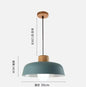 Scandinavische Houten Hanglamp – Moderne Macaron Design Plafondlamp – Massief Hout & Metaal – E27 – Voor Woonkamer, Slaapkamer & Studeerkamer