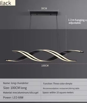 Minimalistische LED Kroonluchter – Moderne Geometrische Hanglamp – Metaal & Acryl – Sfeervolle Verlichting voor Eetkamer & Keuken