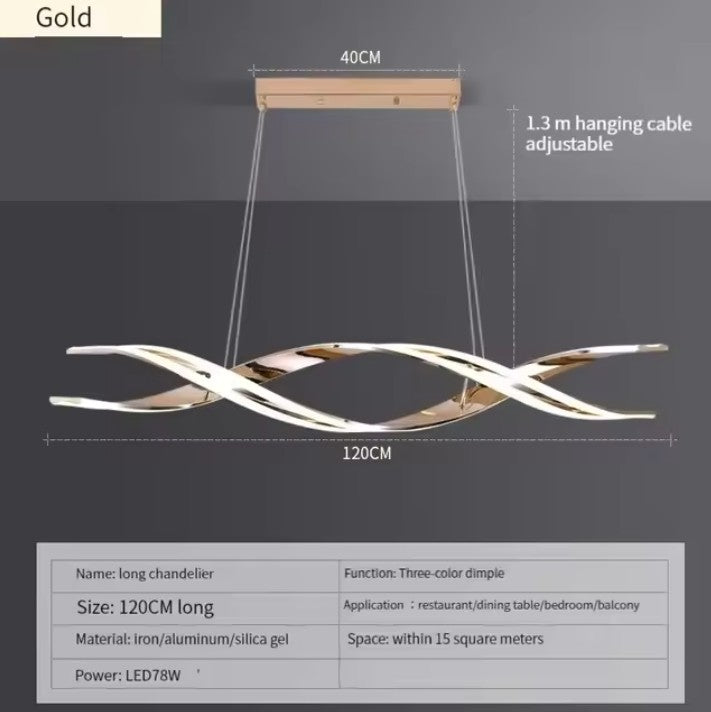 Minimalistische LED Kroonluchter – Moderne Geometrische Hanglamp – Metaal & Acryl – Sfeervolle Verlichting voor Eetkamer & Keuken