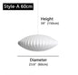 Moderne Zijde LED Hanglamp – Minimalistische Designer Plafondlamp – Witte Stoffen Kap – E27 – Voor Woonkamer, Restaurant & Hotel