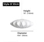 Moderne Zijde LED Hanglamp – Minimalistische Designer Plafondlamp – Witte Stoffen Kap – E27 – Voor Woonkamer, Restaurant & Hotel