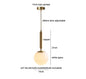 Moderne Houten LED Hanglamp met Glazen Bol – Zwart Walnoot G9 – Scandinavisch & Japans Design voor Slaapkamer, Eetkamer & Woonkamer