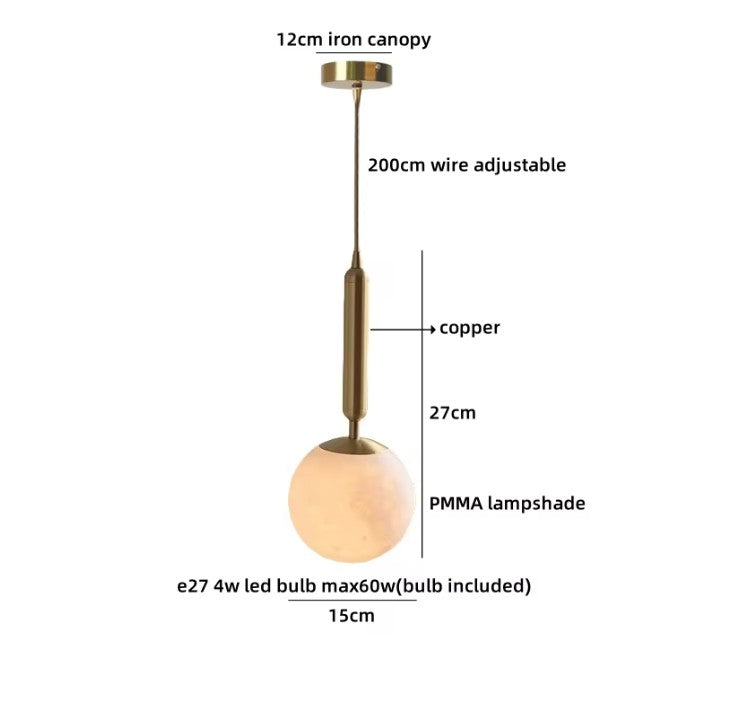 Moderne Houten LED Hanglamp met Glazen Bol – Zwart Walnoot G9 – Scandinavisch & Japans Design voor Slaapkamer, Eetkamer & Woonkamer
