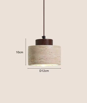 Japanse Wabi-Sabi Hanglamp van Steen – Gele Designer Plafondlamp E27 – Minimalistische Natuursteen Lamp voor Slaapkamer, Woonkamer & Hotel