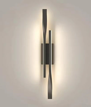 Moderne LED Wandlamp 16W – Minimalistisch Zwart Aluminium Design – Strakke Binnenverlichting voor Slaapkamer, Hal & Eetkamer