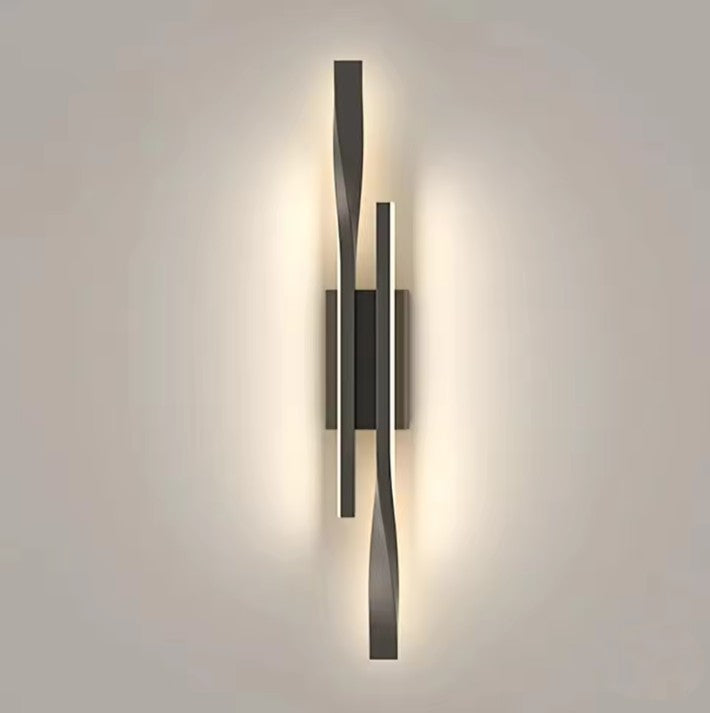 Moderne LED Wandlamp 16W – Minimalistisch Zwart Aluminium Design – Strakke Binnenverlichting voor Slaapkamer, Hal & Eetkamer