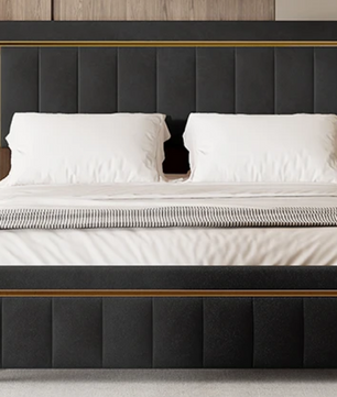 Dubbel Gewatteerd Hydraulisch Bed met Grote Opbergruimte – Fluweel