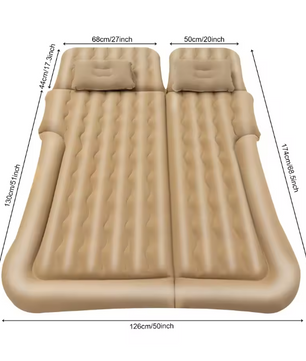 Car Mattress SUV Luchtbed met 2 Hoofdkussens en Pomp