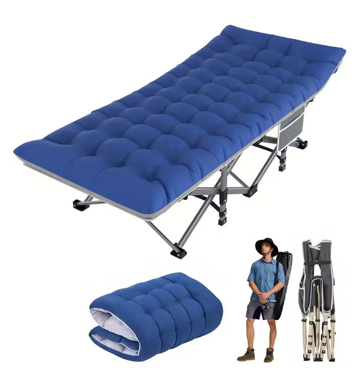 Opvouwbaar Campingbed voor Volwassenen met Matras en Draagtas