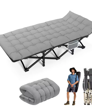 Opvouwbaar Campingbed voor Volwassenen met Matras en Draagtas