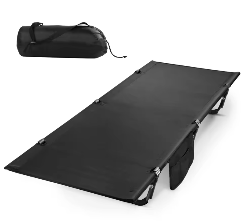 Opvouwbaar Campingbed 90x190 cm met Draagtas voor Buitengebruik