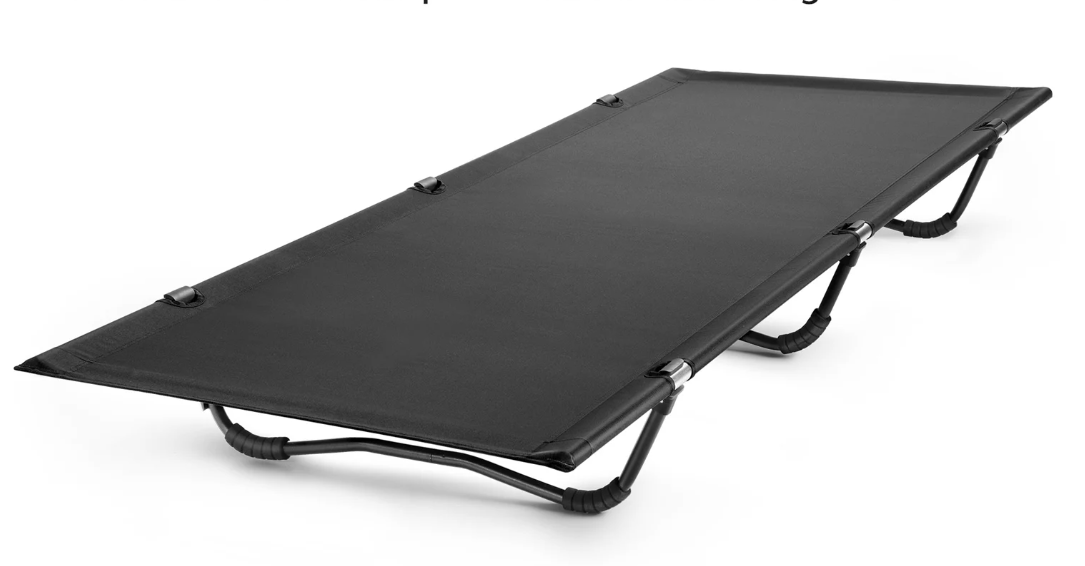 Opvouwbaar Campingbed 90x190 cm met Draagtas voor Buitengebruik