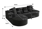 Modern Cloud L-Shaped Corner Sofa met Lounge Functie – 241 cm