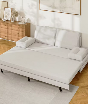 2-Zits Sofa Bed – 201 cm, Uittrekbaar van 90x200 cm naar 180x200 cm