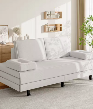 2-Zits Sofa Bed – 201 cm, Uittrekbaar van 90x200 cm naar 180x200 cm