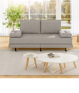 2-Zits Sofa Bed – 201 cm, Uittrekbaar van 90x200 cm naar 180x200 cm