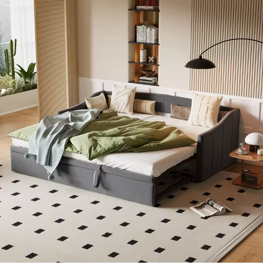 DAY Bed Sofa – Uittrekbaar van 90x200 cm naar 180x200 cm, Velvet