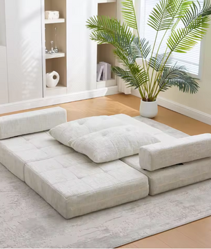 Opvouwbare Sofa Bed met Kussens – Multifunctioneel en Comfortabel