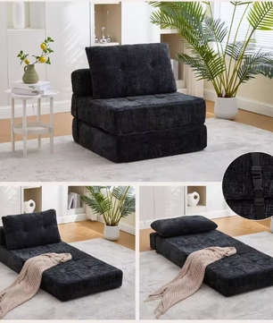 Opvouwbare Sofa Bed met Kussens – Multifunctioneel en Comfortabel